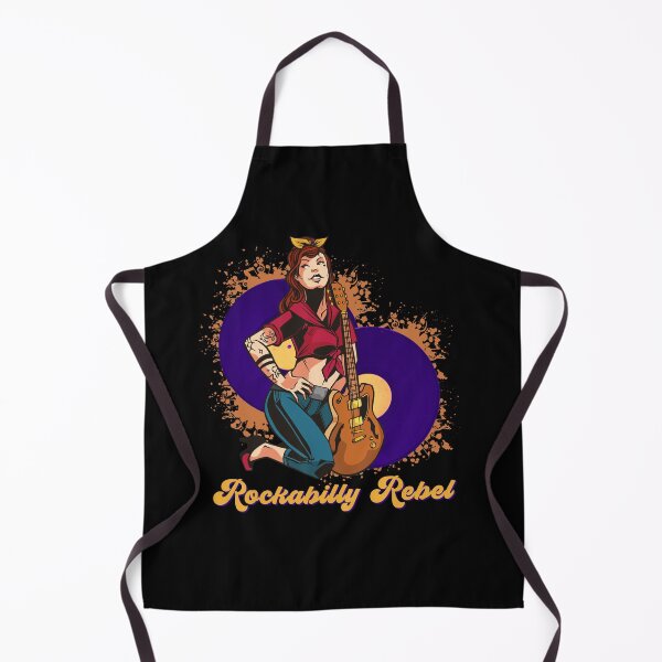 Item preview, Rockabilly Pinup Guitar Player designed and sold by justie1977.
