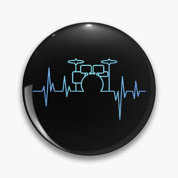Item preview, heart beat drum beat t shirt designed and sold by snarkoriginals.