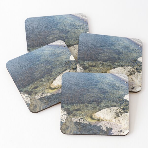 Item preview, Rough White Limestone Cliffs and Clean Blue Ocean designed and sold by Georgia Mizuleva.