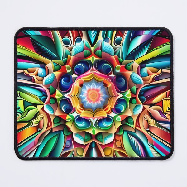 Item preview, Swirling Patterns In Neon Colors designed and sold by Art Intelligence.
