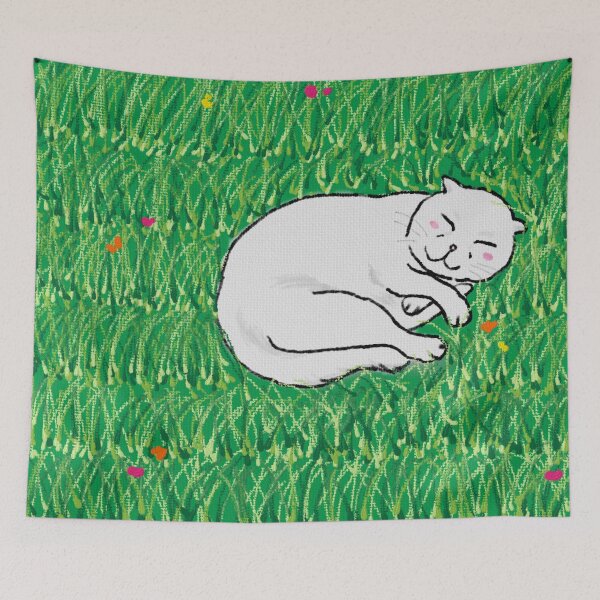 Item preview, a CatNap on the grass designed and sold by kittybutor.