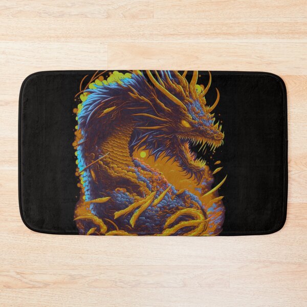 Item preview, Psychedelic Dragon - For a Fantasy Art Lover designed and sold by druidwolfart.