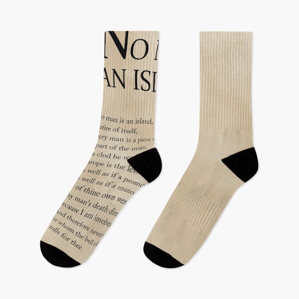 Item preview, No Man Is An Island - John Donne Poem - Literature - Typography Print 3 designed and sold by Studio Grafiikka.