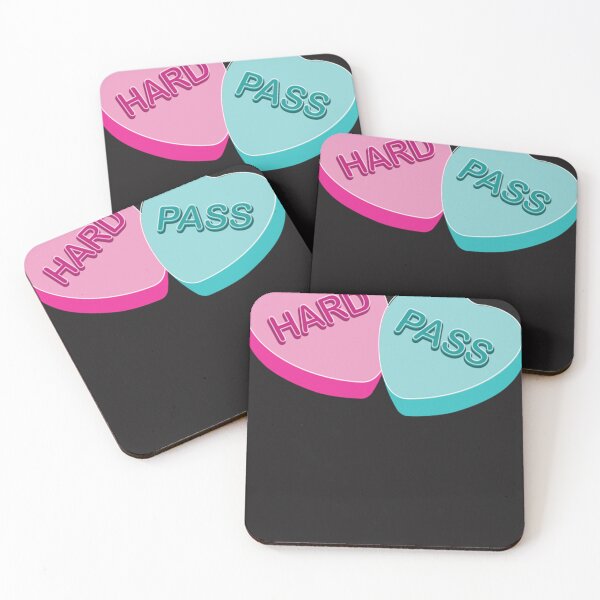 Aperçu de l'œuvre Conversation Hearts Hard Pass créée et vendue par MaryCMarshall.