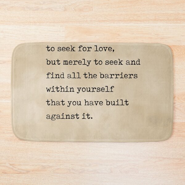 Item preview, Do not seek Love - Rumi Quote 3 - Literature - Typewriter Print designed and sold by Studio Grafiikka.