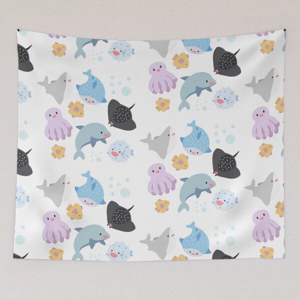 Item preview, Cute sea animals pack  designed and sold by Kawabijutsu21.
