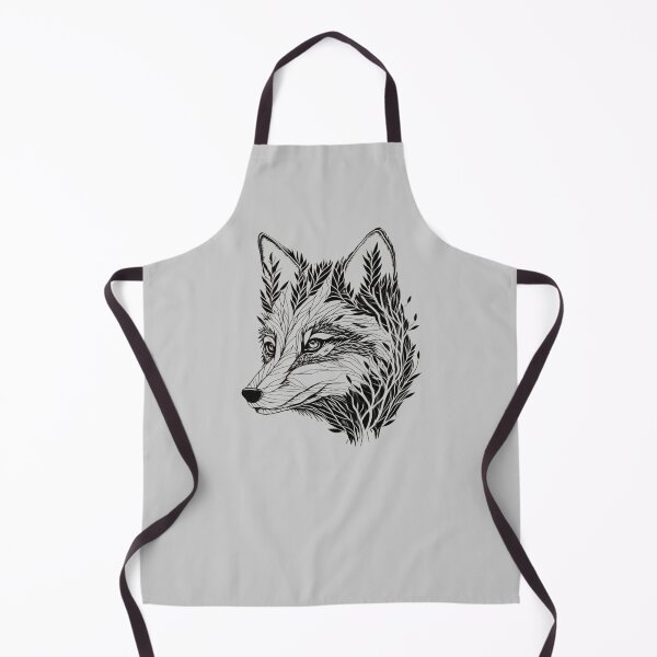 Item preview, Fox Face Made of Branches and Leaves designed and sold by iCherryRed.