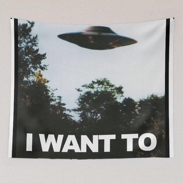 Item preview, Vintage UFO I Want To Believe Poster, Wall Art designed and sold by ChomechaiWei.