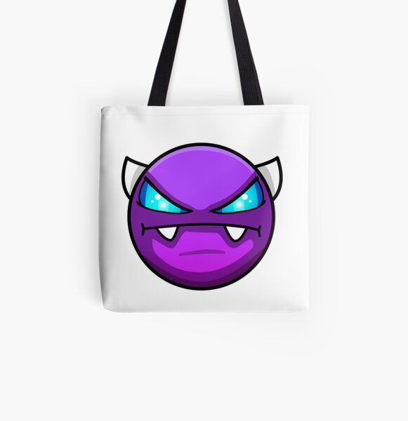 Geometry Dash Medium Demon Tote Bag By Corybaxter Redbubble