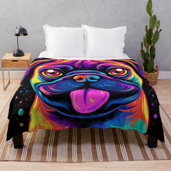 Item preview, Colorful Pug Puppy  designed and sold by ARTficiallyAnon.