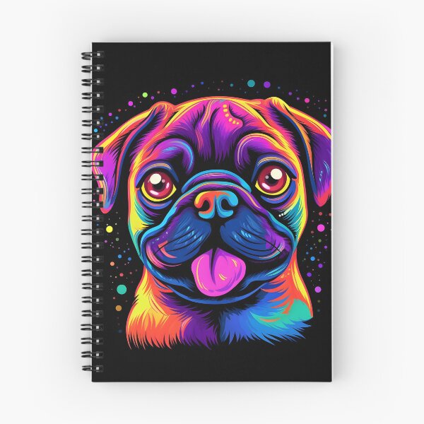 Item preview, Colorful Pug Puppy designed and sold by ARTficiallyAnon.