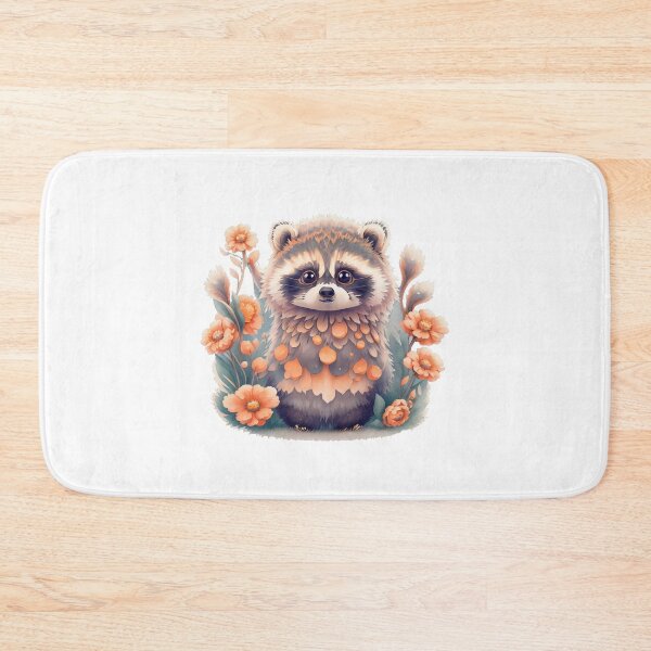 Item preview, Raccoon Cub Character Sticker designed and sold by mdhanim.