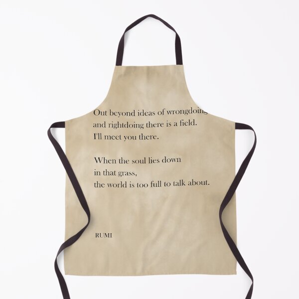 Item preview, Out beyond ideas of wrongdoing and rightdoing - Rumi Quote - Vintage Style Typography Print designed and sold by Studio Grafiikka.