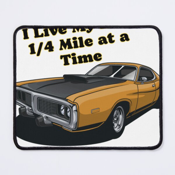 Item preview, I Live My Life 1/4 Mile at a Time designed and sold by PotitaDesing.