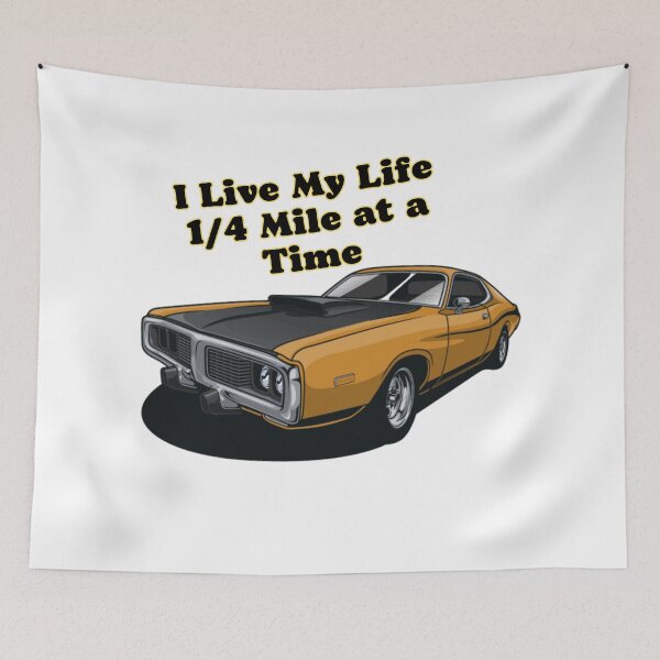 Item preview, I Live My Life 1/4 Mile at a Time designed and sold by PotitaDesing.
