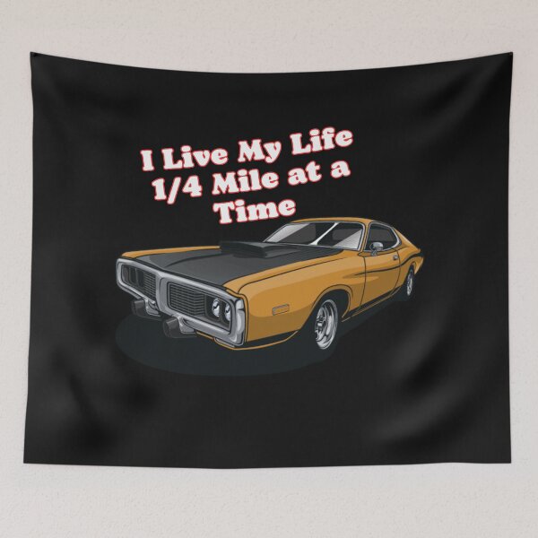Item preview, I Live My Life 1/4 Mile at a Time designed and sold by PotitaDesing.