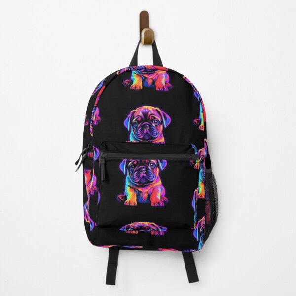 Item preview, Colorful Pug Puppy 02 designed and sold by ARTficiallyAnon.
