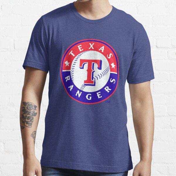 Youth Heathered Gray Texas Rangers Team Baseball Card T-Shirt