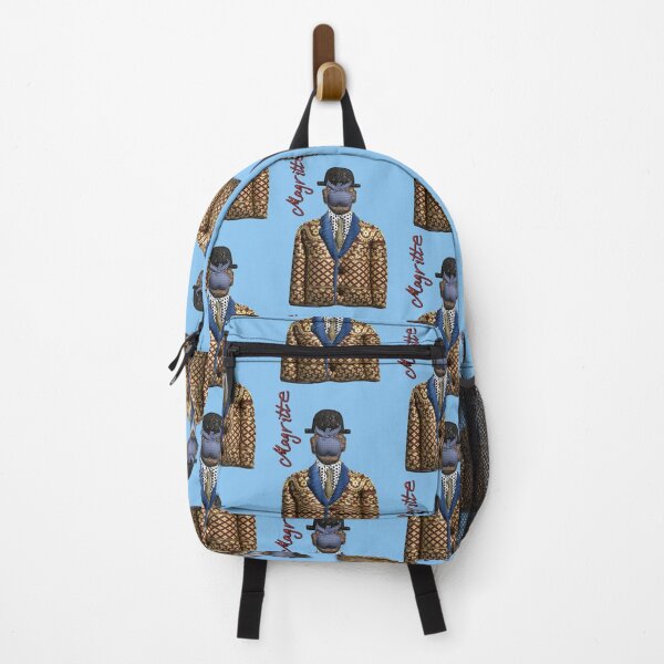 Item preview, Rene Magritte and Mode, the son of man, creative 3D illustration designed and sold by utaart.