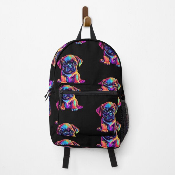 Item preview, Colorful Pug Puppy 03 designed and sold by ARTficiallyAnon.