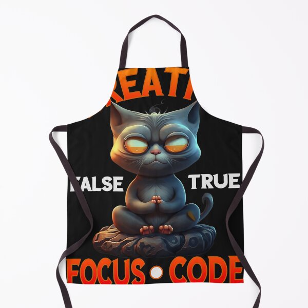 Artikelvorschau, Breathe Focus Code Lustiger Coding Cat Meditation Coder entworfen und verkauft von MetzKiara.