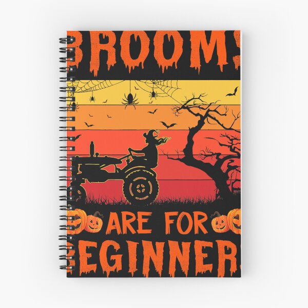 Item preview, Brooms Are For Beginners Witch Drive A Tractor Halloween designed and sold by RobertsBennett.
