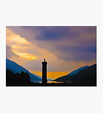 Glefinnan Monument Photographic Print