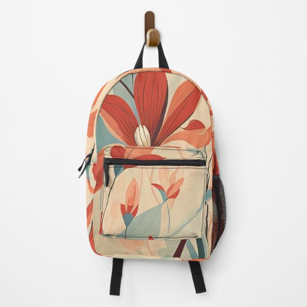 Item preview, Colorful design with flowers, in the style of terracotta. designed and sold by Kiyomi Mizushima.