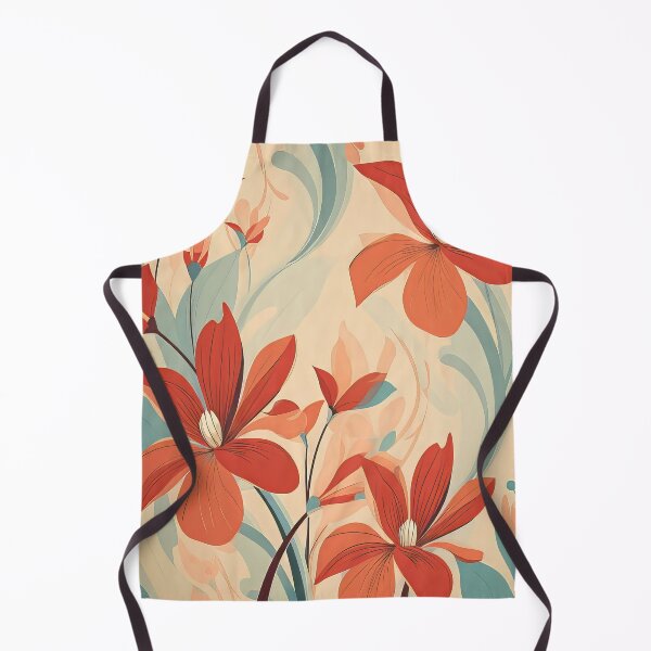 Item preview, Colorful design with flowers, in the style of terracotta. designed and sold by Kiyomi Mizushima.