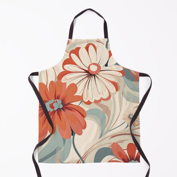 Item preview, Colorful design with flowers, in the style of terracotta. designed and sold by Kiyomi Mizushima.