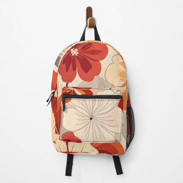 Item preview, Colorful design with flowers, in the style of terracotta. designed and sold by Kiyomi Mizushima.