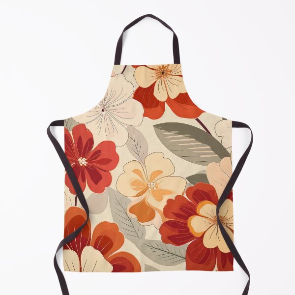 Item preview, Colorful design with flowers, in the style of terracotta. designed and sold by Kiyomi Mizushima.