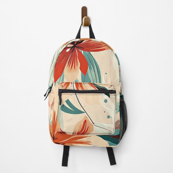 Item preview, Colorful design with flowers, in the style of terracotta. designed and sold by Kiyomi Mizushima.