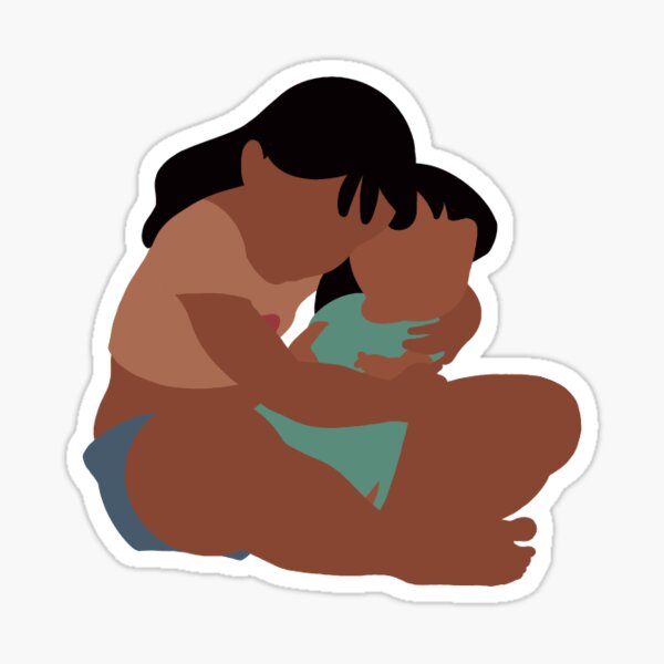 Vista previa del artículo con la obra «lilo y nani», diseñado y vendido por adhdsurvivor.