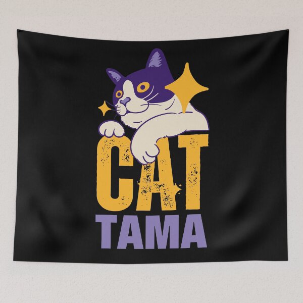 Item preview, Retro Style Cat Tama Design  designed and sold by Harsh  Katariya.