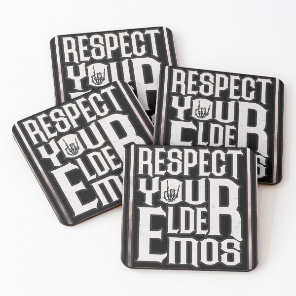 Item preview, Respect Your Elder Emos T-Shirt designed and sold by Kummy Bear Shop.