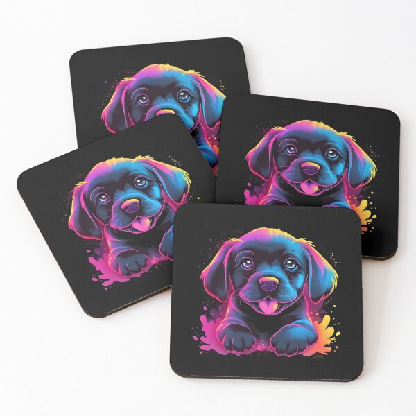 Item preview, Colorful Labrador Puppy 02 designed and sold by ARTficiallyAnon.