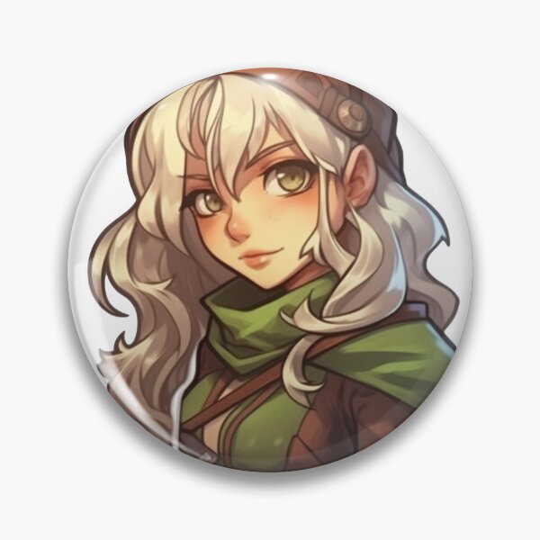 Item preview, D&D half-elf woman designed and sold by TellezStickers.