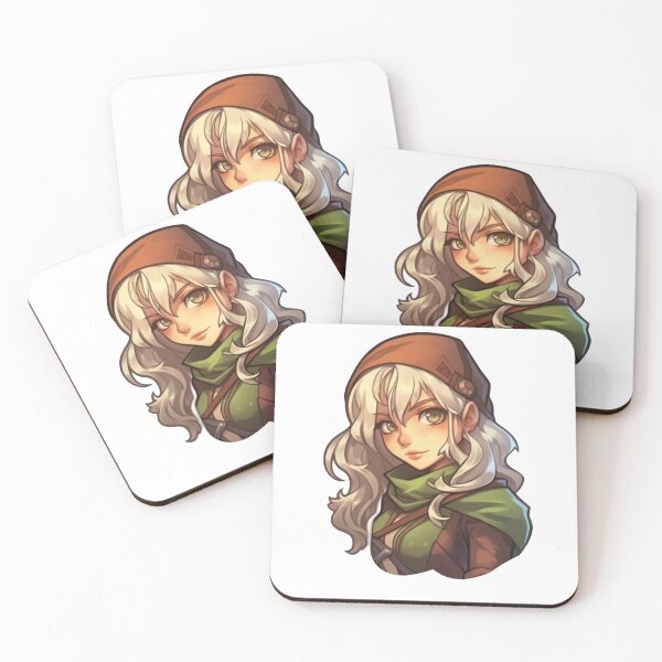 Item preview, D&D half-elf woman designed and sold by TellezStickers.