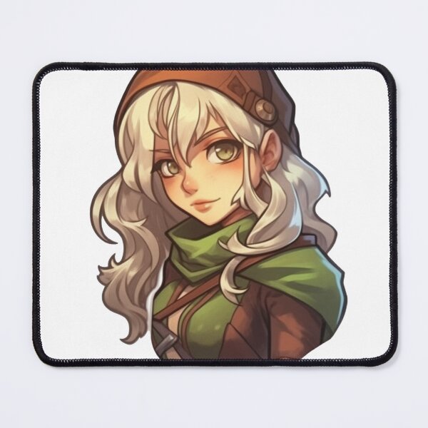 Item preview, D&D half-elf woman designed and sold by TellezStickers.