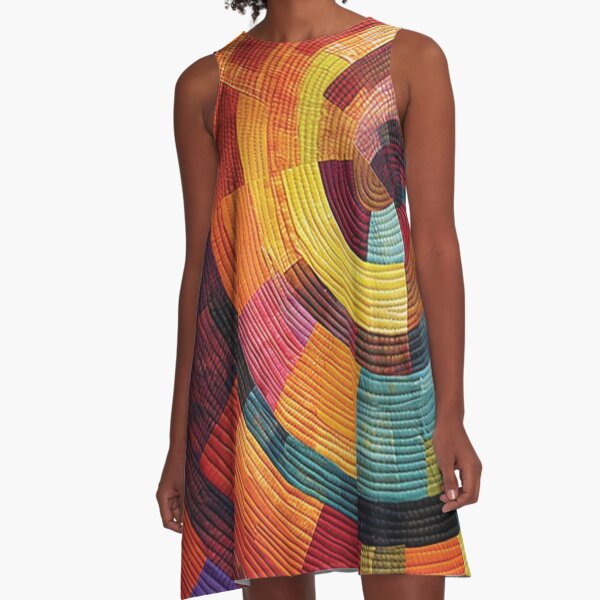 AsoEbi Nigeria A-Line Dress