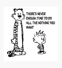 All the Nothing Photographic Print