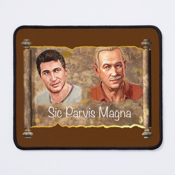 Item preview, Uncharted Sic Parvis Magna designed and sold by SunnyByTheBay.