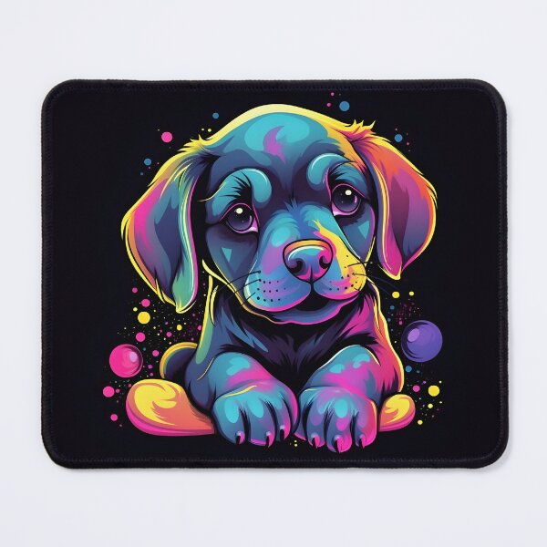 Item preview, Colorful Labrador Puppy 03 designed and sold by ARTficiallyAnon.