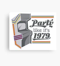 Party Like It's 1979 - Arcade Canvas Print