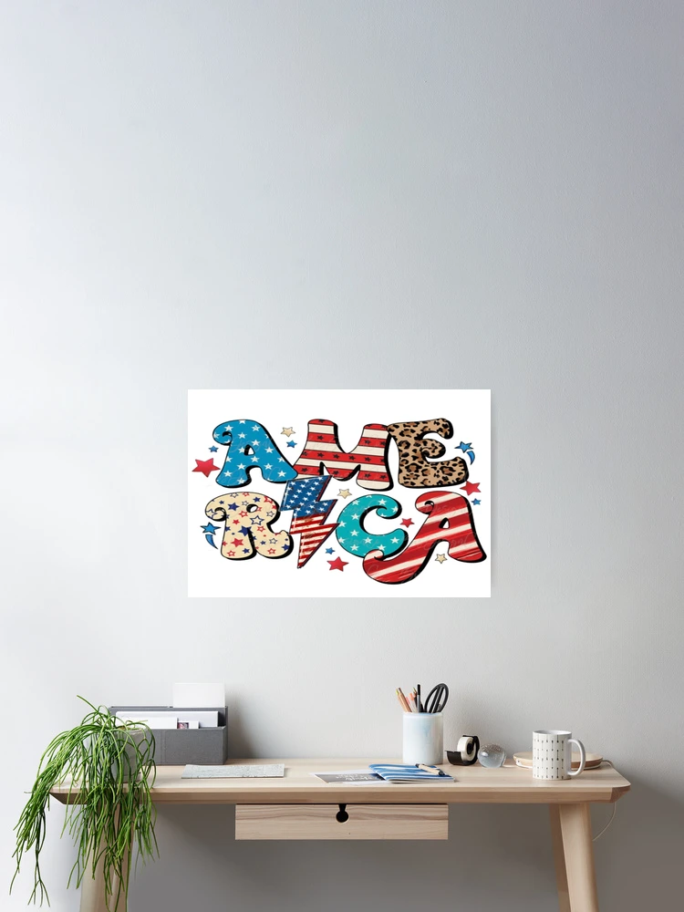 Thumbnail 2 of 3, Poster, America designed and sold by RubyCollection.