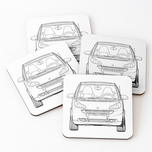 Item preview, Smart ForTwo 451 Outlines Black Edition designed and sold by Smart-Racer.