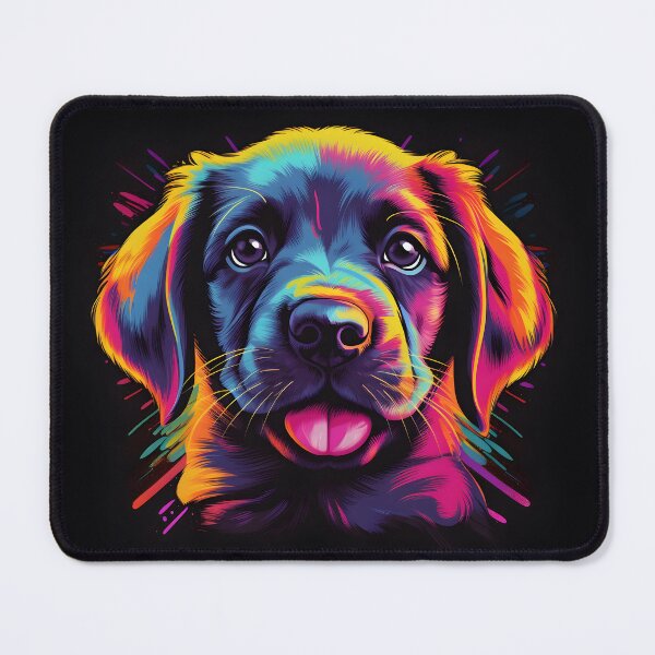 Item preview, Colorful Labrador Puppy 04 designed and sold by ARTficiallyAnon.
