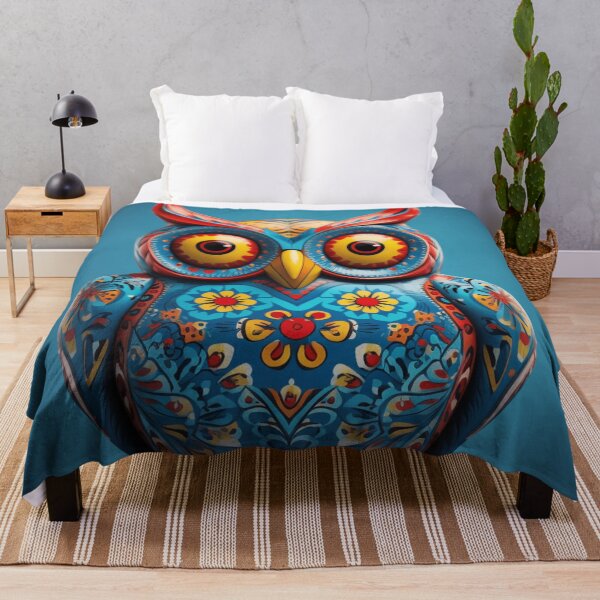 Item preview, Nice ceramic owl, folk art style designed and sold by SBD-Shop.