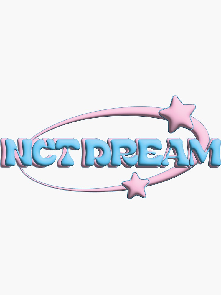 NCT DREAM logo y2k | Sticker